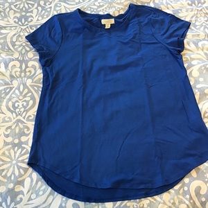 Cupio short sleeve tee, royal blue, size XL.